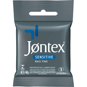 PRESERVATIVO JONTEX SENSITIVE 3 UND