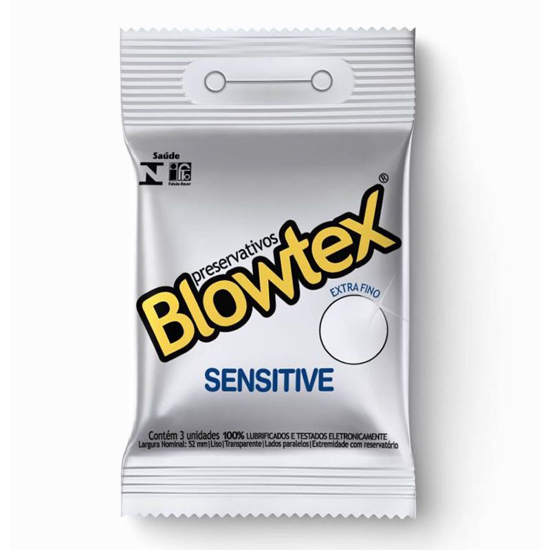 PRESERVATIVO BLOWTEX SENSITIVE 3 UND