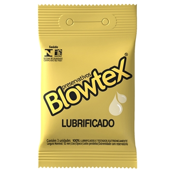 PRESERVATIVO BLOWTEX LUBRIFICADO 3 UND