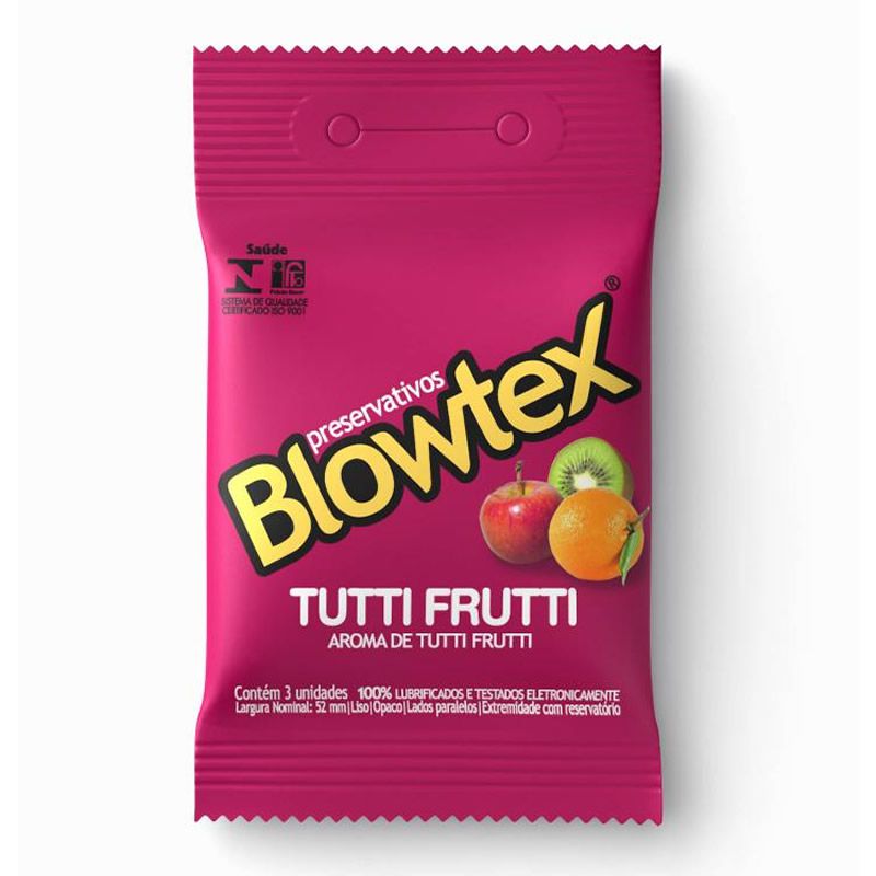 PRESERVATIVO BLOWTEX TUTTI FRUTTI 3 UND