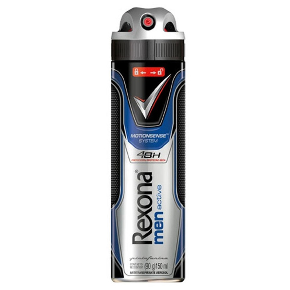 DESOD REXONA AERO 150ML MEN ACTIVE DRY