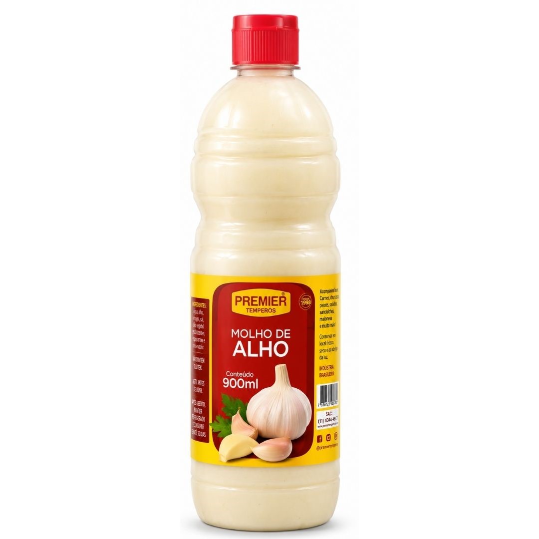 MOLHO DE ALHO 900 ML PREMIER