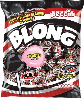 PIRULITO PECCIN BLONG BLACK FRUT VER 672