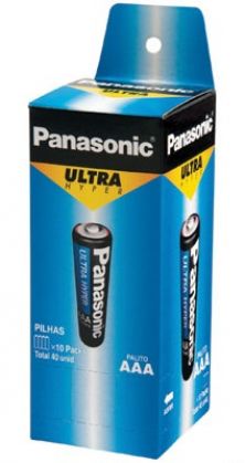 PILHA PANASONIC AAA TUBO 10X4