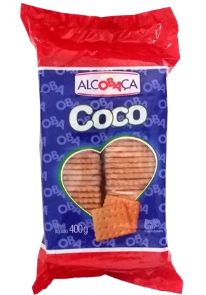 BISCOITO ALCOBACA 400 G COCO