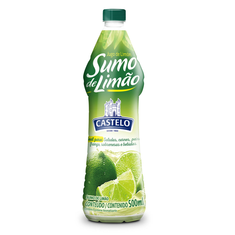 SUMO DE LIMAO CASTELO 500 ML