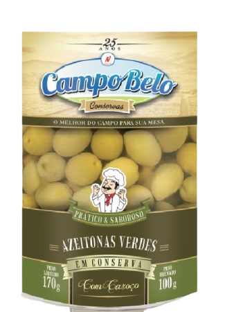 AZEITONA INTEIRA CAMPO BELO SACHE 100 G 