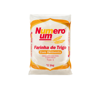 BZ FARINHA DE TRIGO C/ FER NUMERO UM 1KG