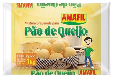 MIST. PREP. PAO DE QUEIJO 1 KG AMAFIL