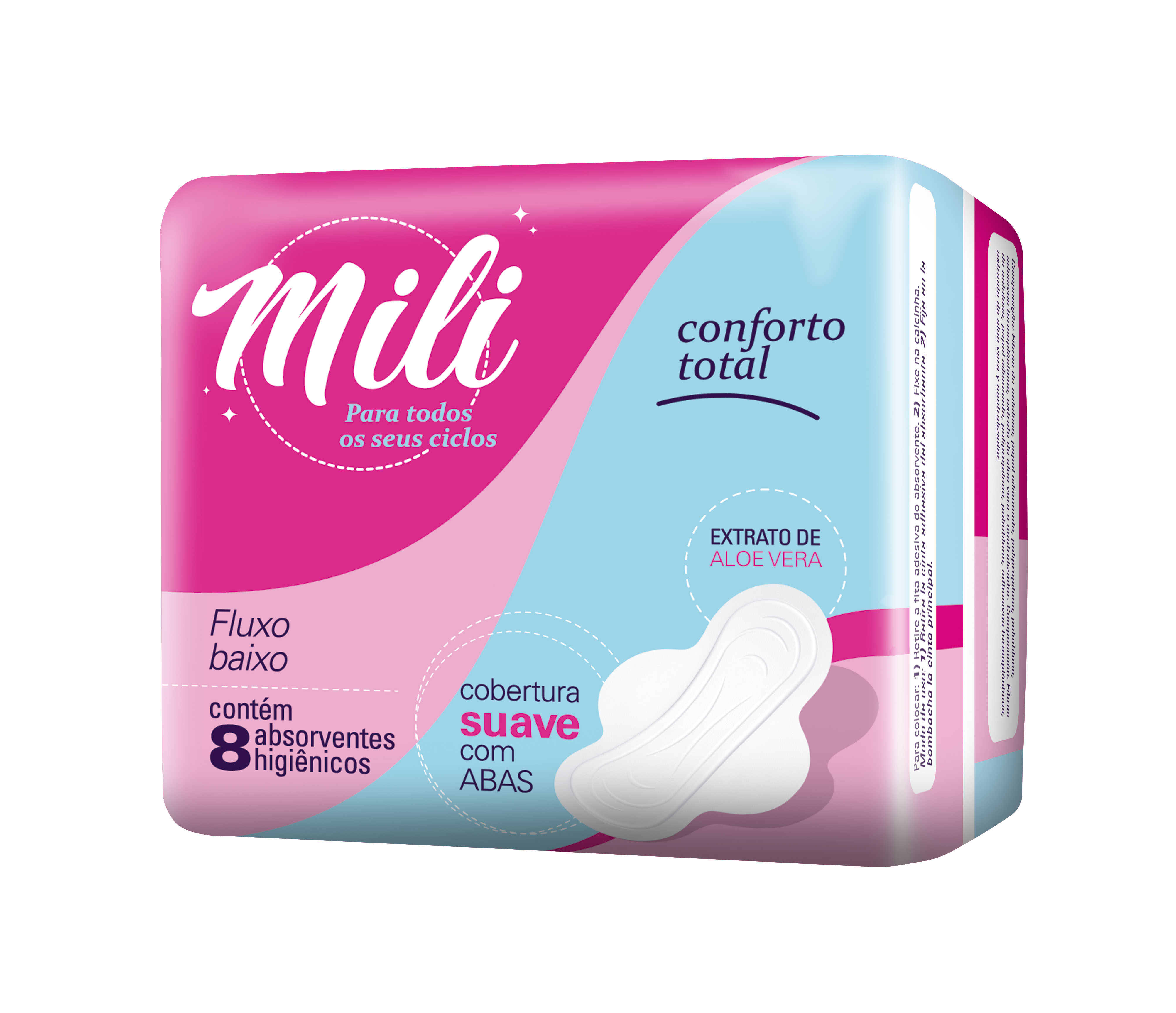 ABS. MILI SUAVE COM ABAS 8UN