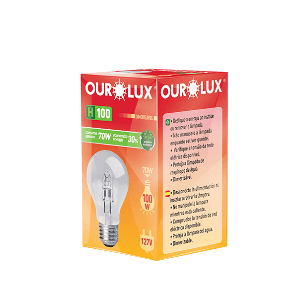 LAMPADA HALOGENA OUROLUX 70 W