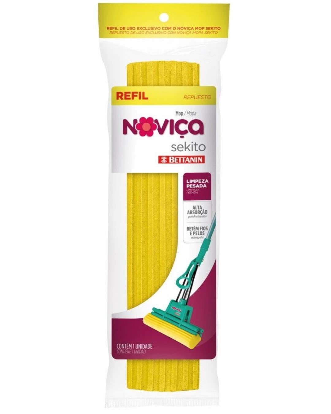 BT REFIL MOP SEKITO ESPUMA  NOVICA 144R