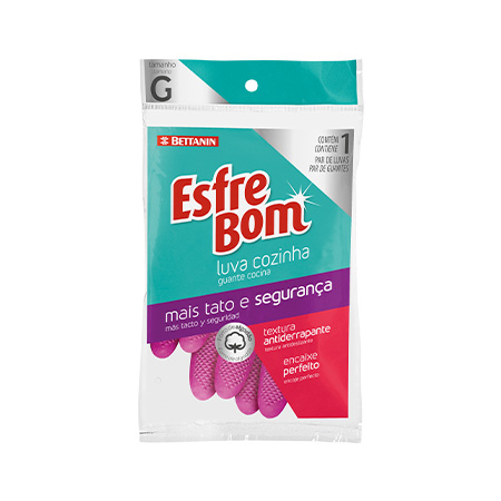 BT LUVA COZ. LATEX ESFREBOM G  BTN13002G