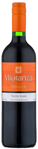 VINHO MIORANZA TINTO DE MESA SUAVE 750ML