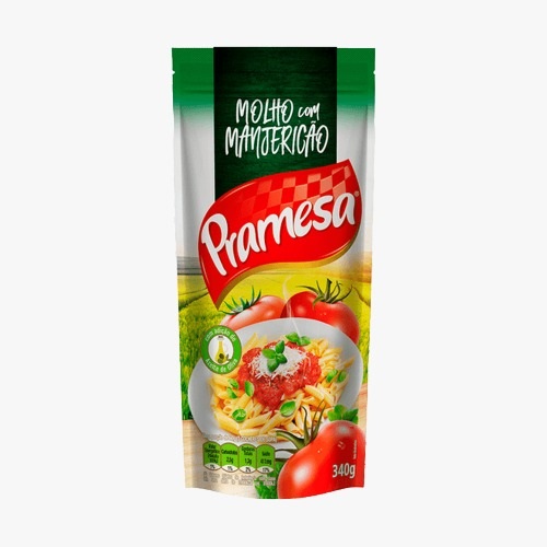 MOLHO DE TOM. MANJERICAO SH 340G PRAMESA