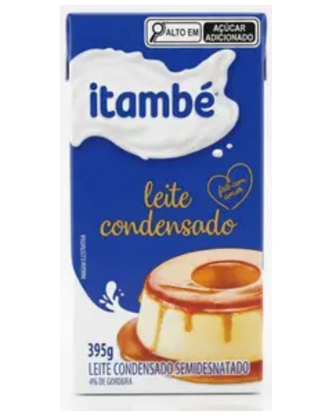 LEITE CONDENSADO SEMI CART ITAMBE 395 G