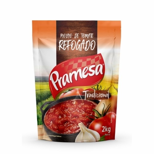 MOLHO TOMATE REFOGADO SACHE 2KG PRAMESA