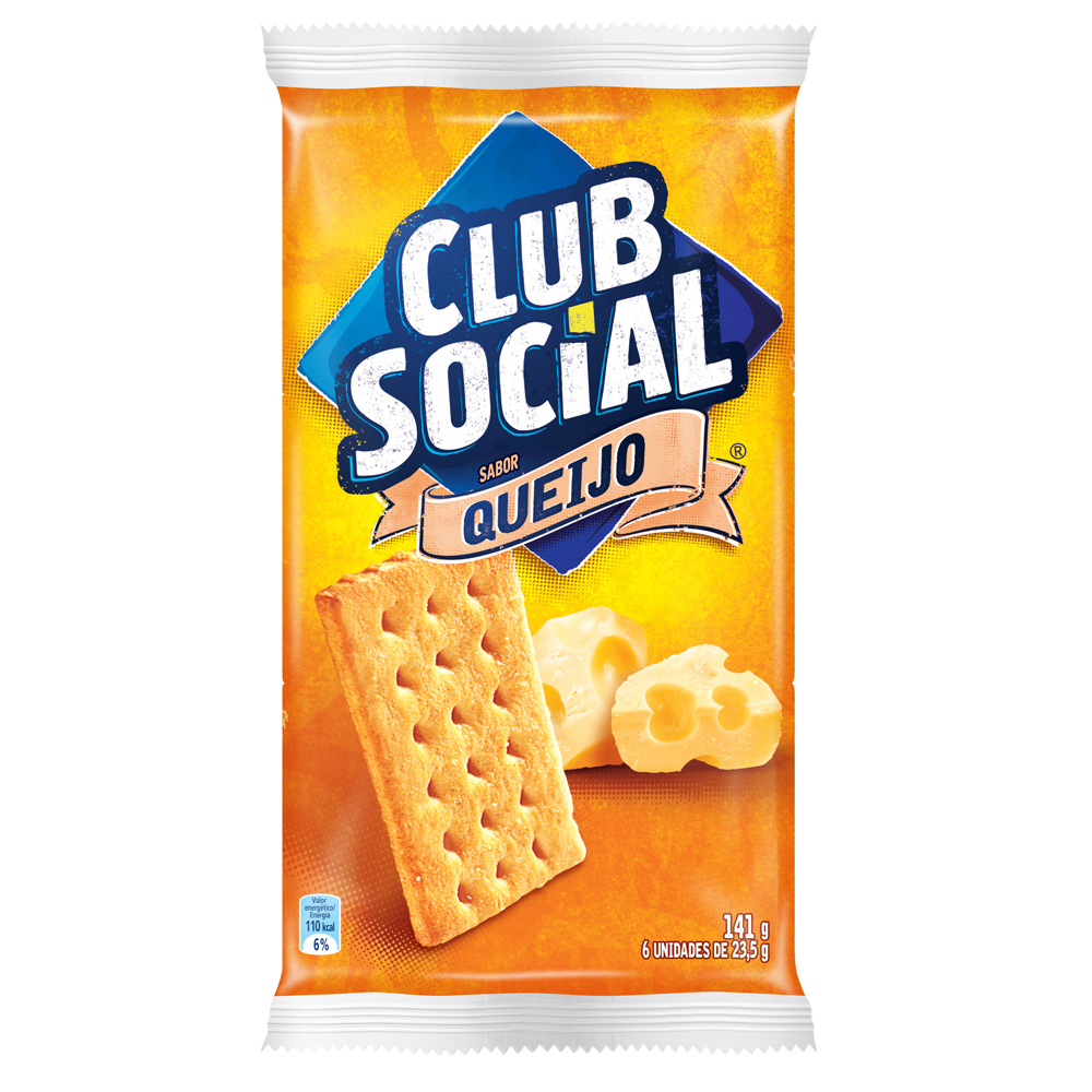 BISCOITO CLUB SOCIAL QUEIJO 141 G