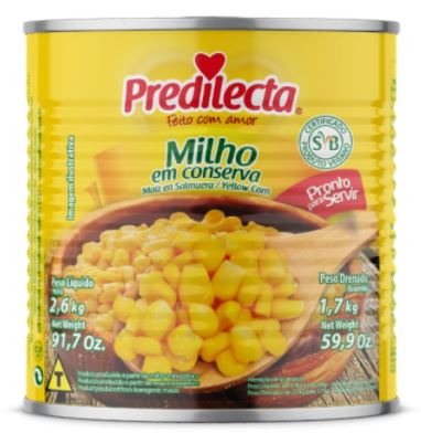 MILHO VERDE LATA 1.7 KG PREDILECTA