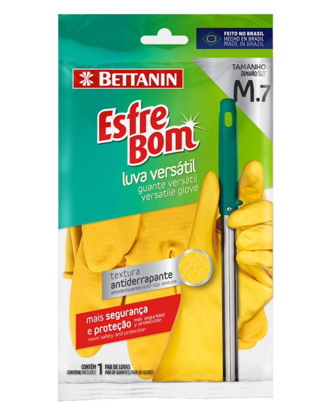 BT LUVA MULTIUS LATEX ESFREBOM M 13000BM