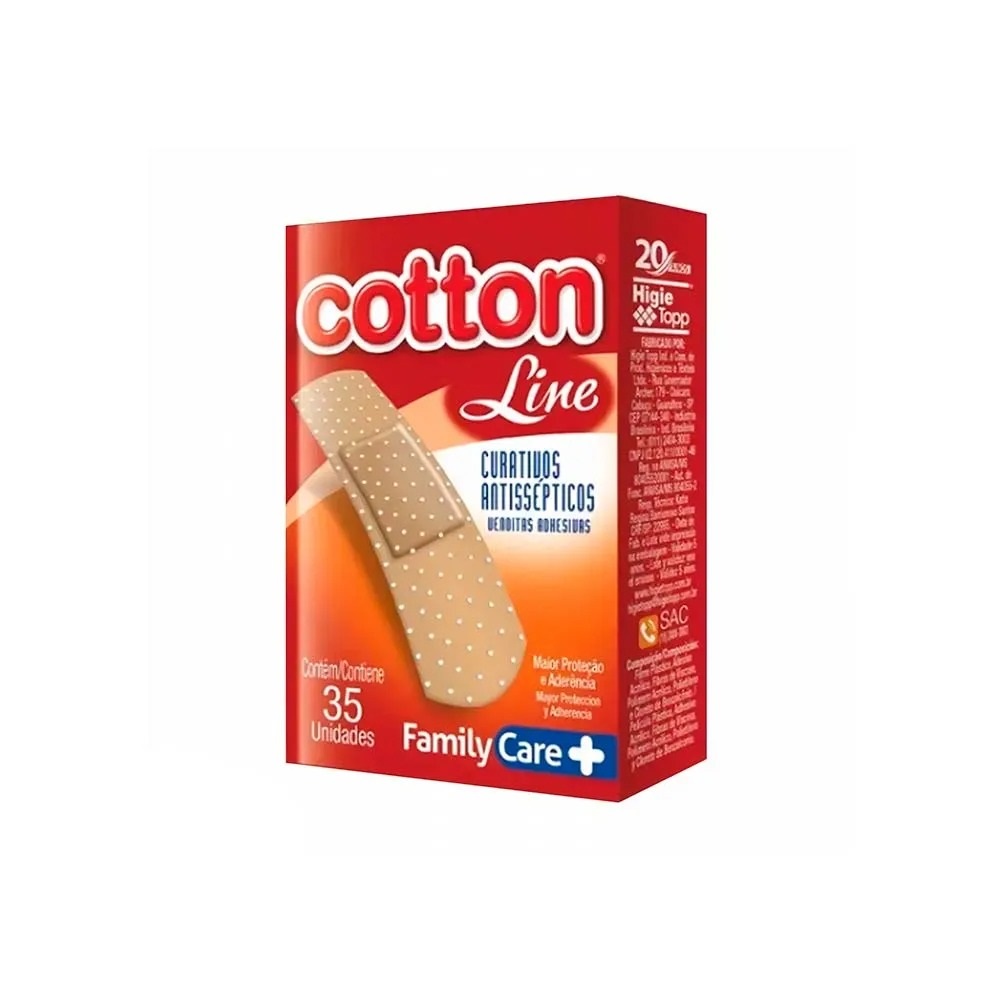 CO CURATIVO BEGE COTTON LINE 35 UND