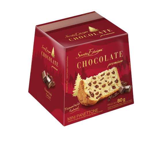 SE MINI PANETONE S.EDW GOTAS DE CHOC 80G
