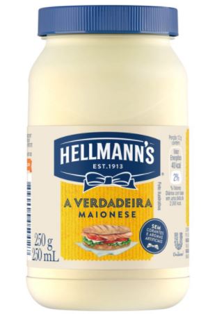 MAIONESE HELLMANNS POTE 250 G TRAD.