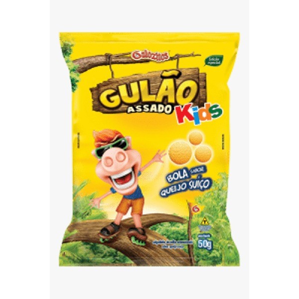 CHIPS GULAO KIDS 50 G QUEIJO SUICO