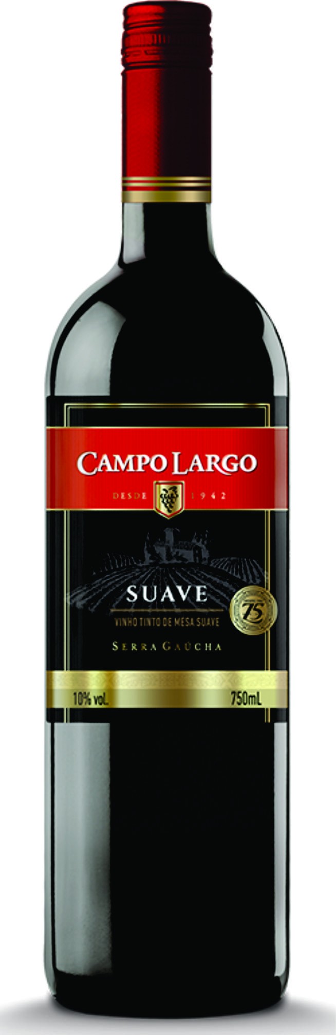 CL VINHO CAMPO LARGO TINTO SUAVE 750 ML