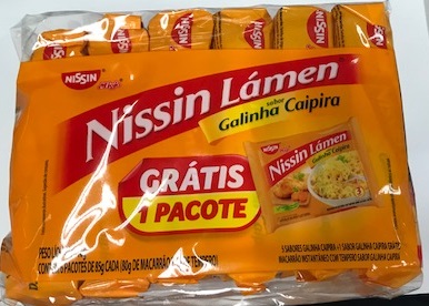 MACARRAO INST. 85 G NISSIN L6P5 G.CAIPIR