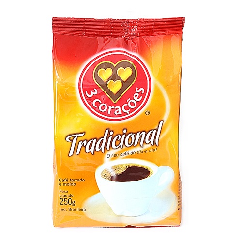 CAFE 3 CORACOES 250 G TRADICIONAL AMAREL