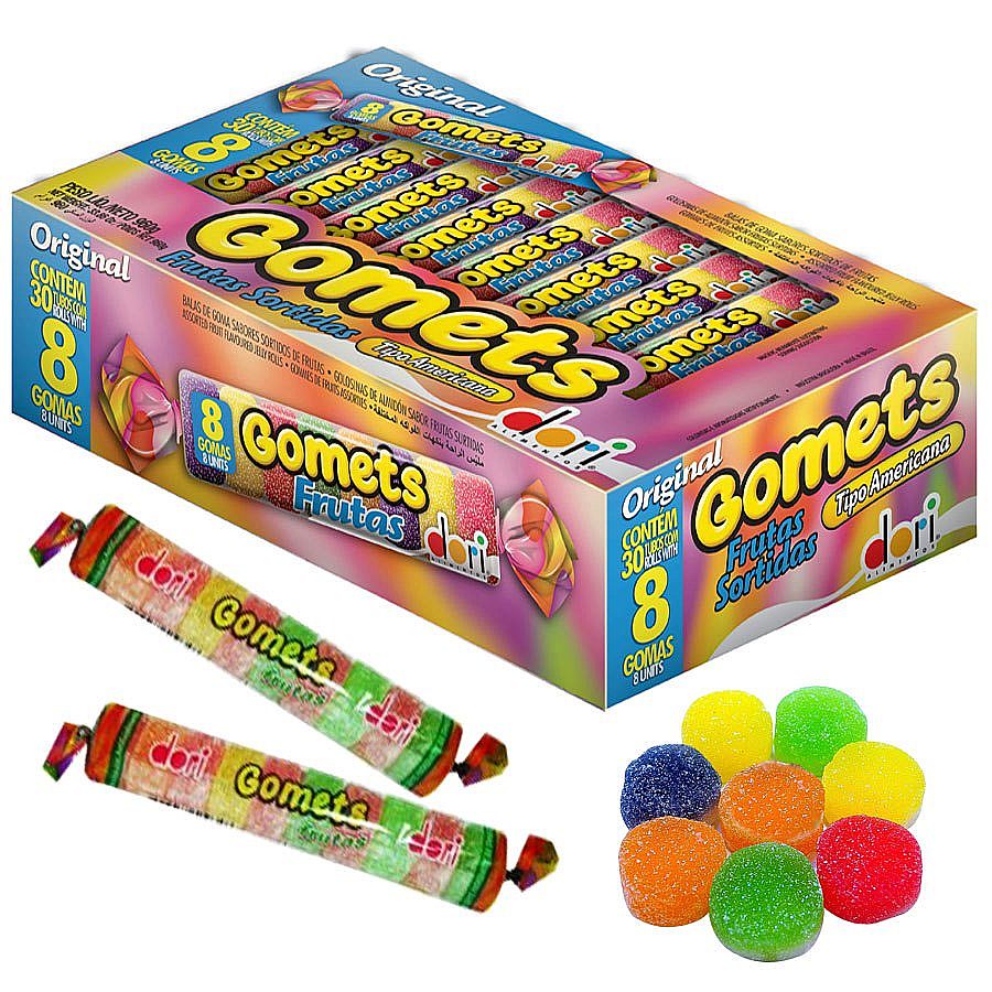 BALA GOMETS DORI TUBO FRUTAS 32 G