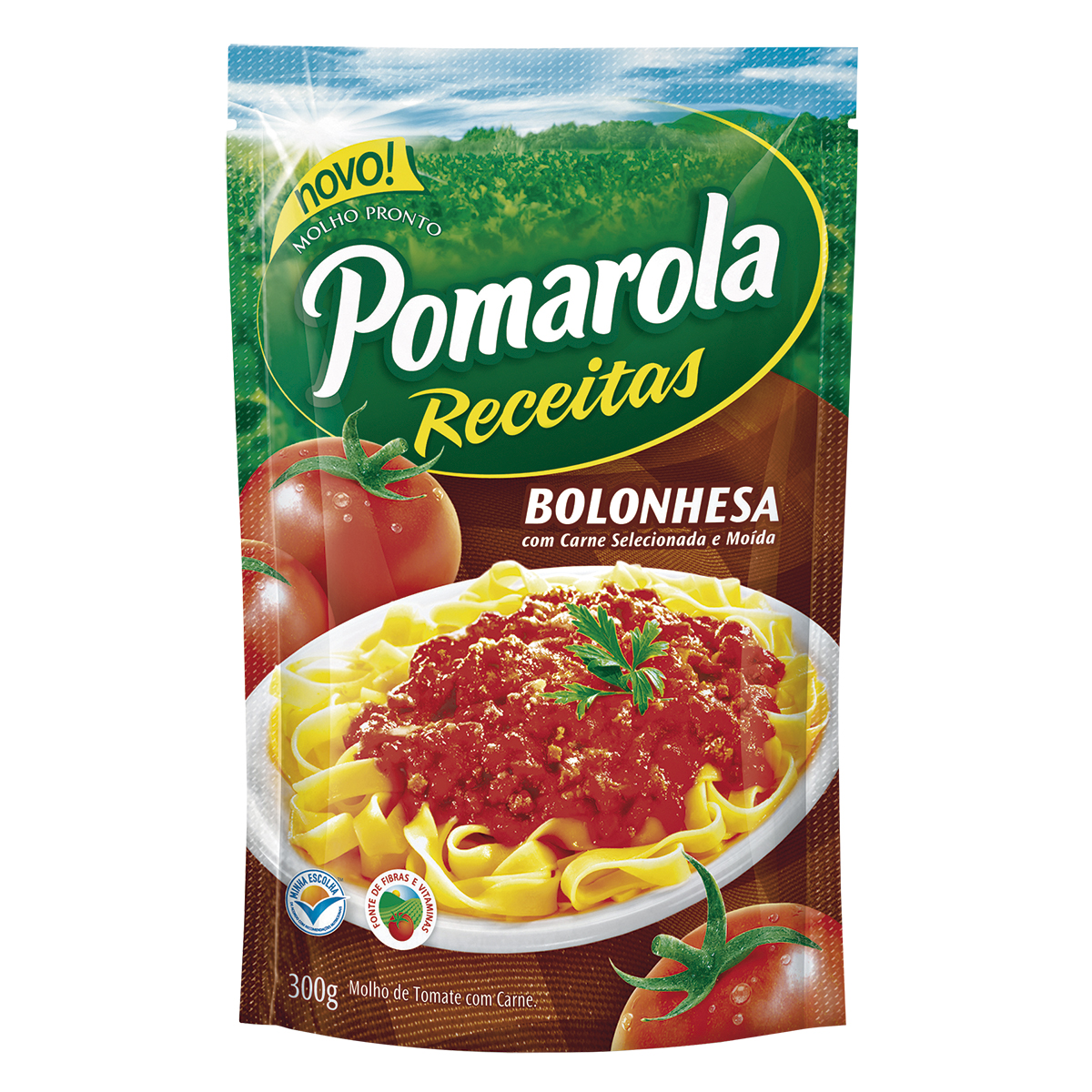 MOLHO TOMATE POMAROLA 300G SC BOLONHESA