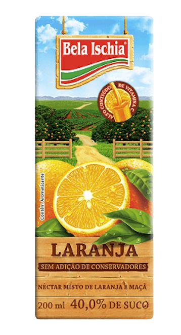 SUCO NECTAR 200 ML TP LARANJ BELA ISCHIA