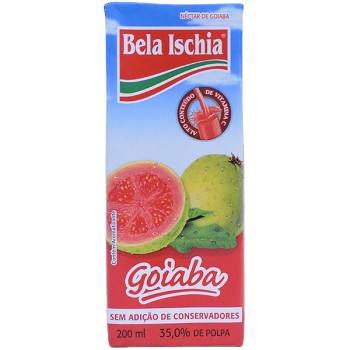 SUCO NECTAR 200 ML TP GOIABA BELA ISCHIA
