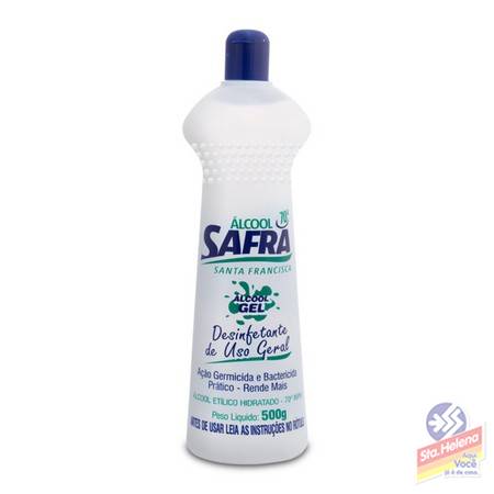 ALCOOL GEL 70° SAFRA 500 G
