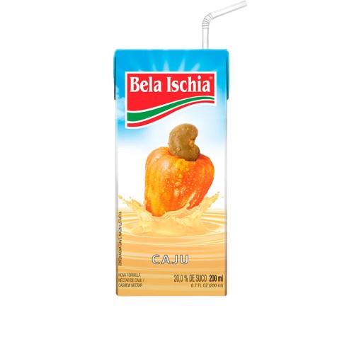 SUCO NECTAR 200 ML TP CAJU BELA ISCHIA