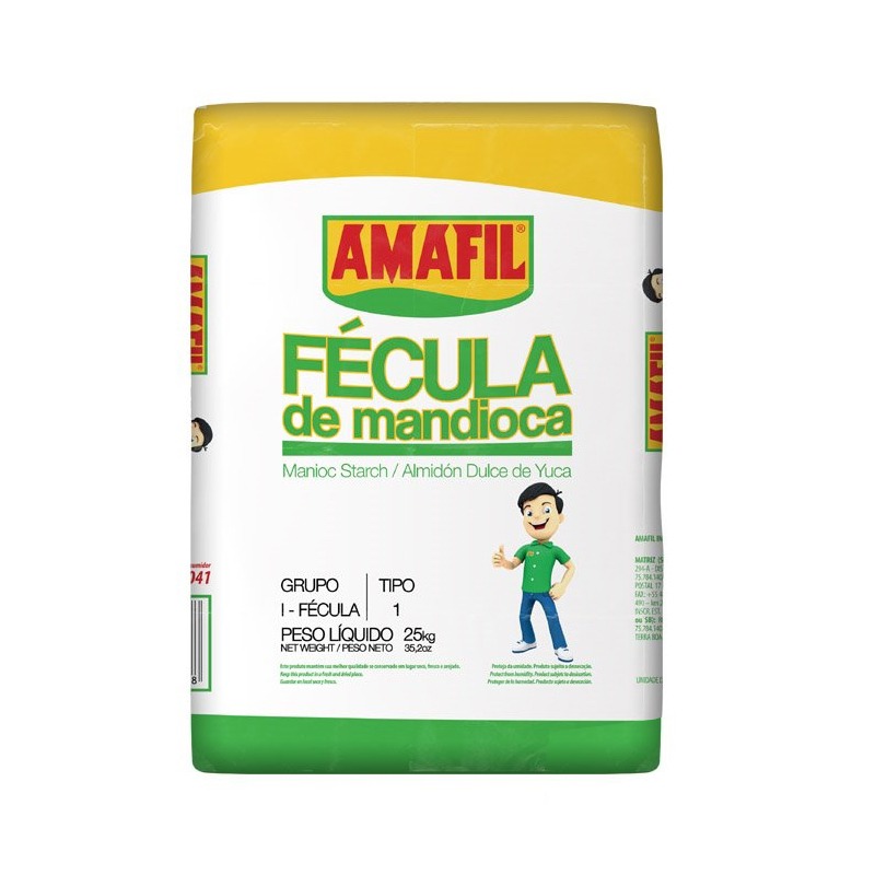 FECULA MANDIOCA 25 KG AMAFIL