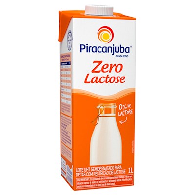 LEITE PIRACANJUBA ZERO LACTOSE 1L
