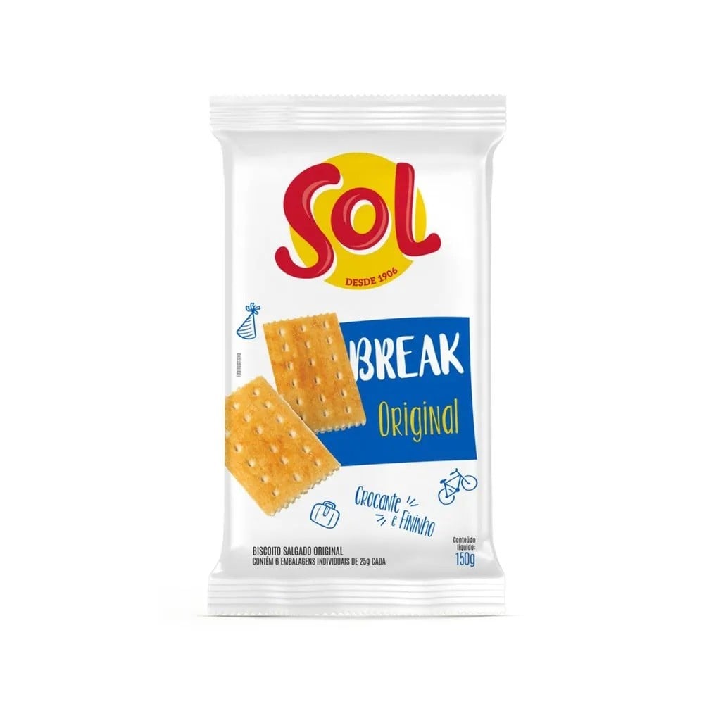 JM BISCOITO SOL SALT ORIGINAL 150 G