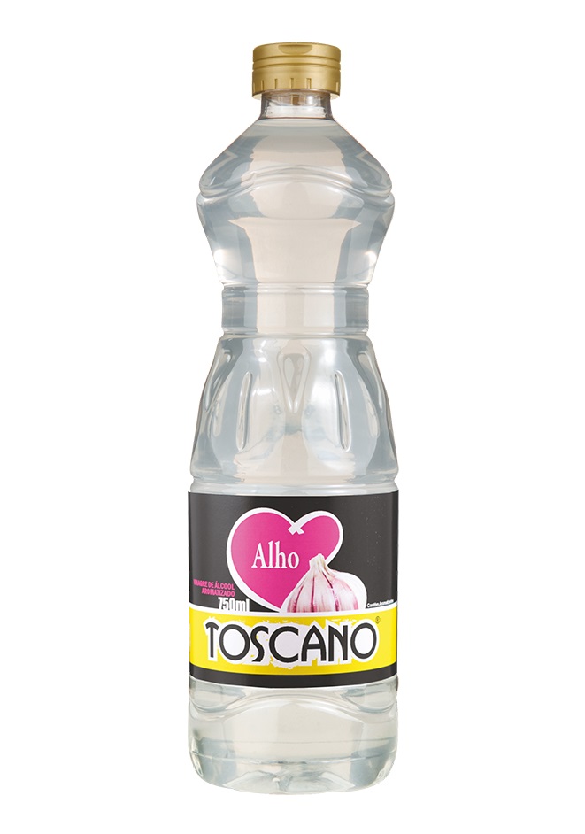 VINAGRE TOSCANO ALCOOL C/ALHO 750 ML