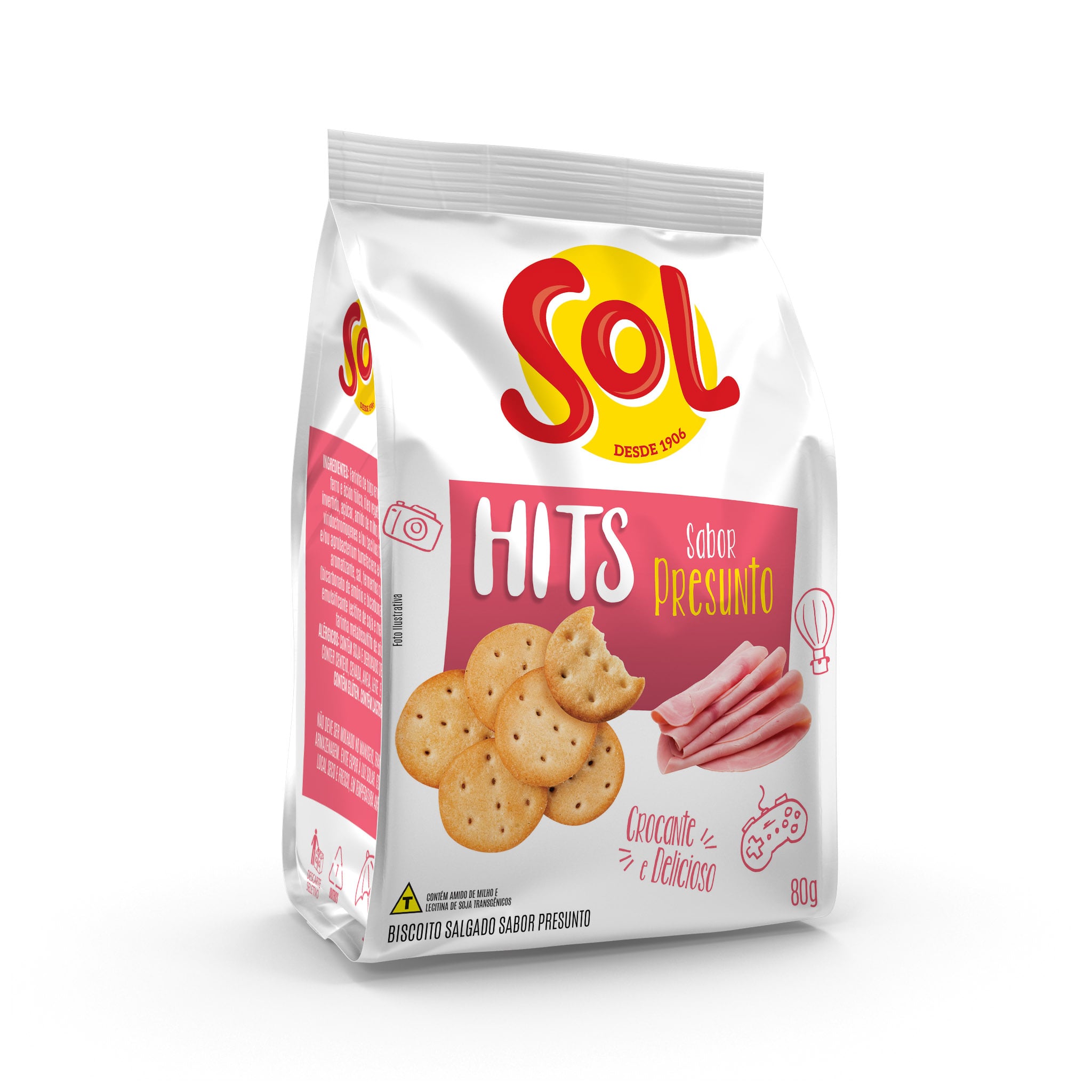 JM BISCOITO SOL HITS PRESUNTO 80 G