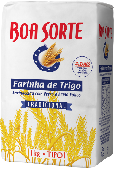 JM FARINHA DE TRIGO B.SORTE 1 KG PAPEL