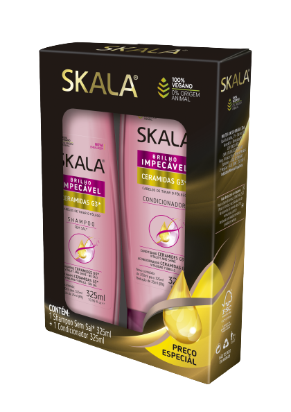 KIT SH+COND SKALA 325 ML CERAMIDAS
