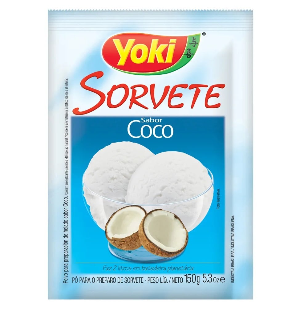 PO SORVETE YOKI 150 G COCO