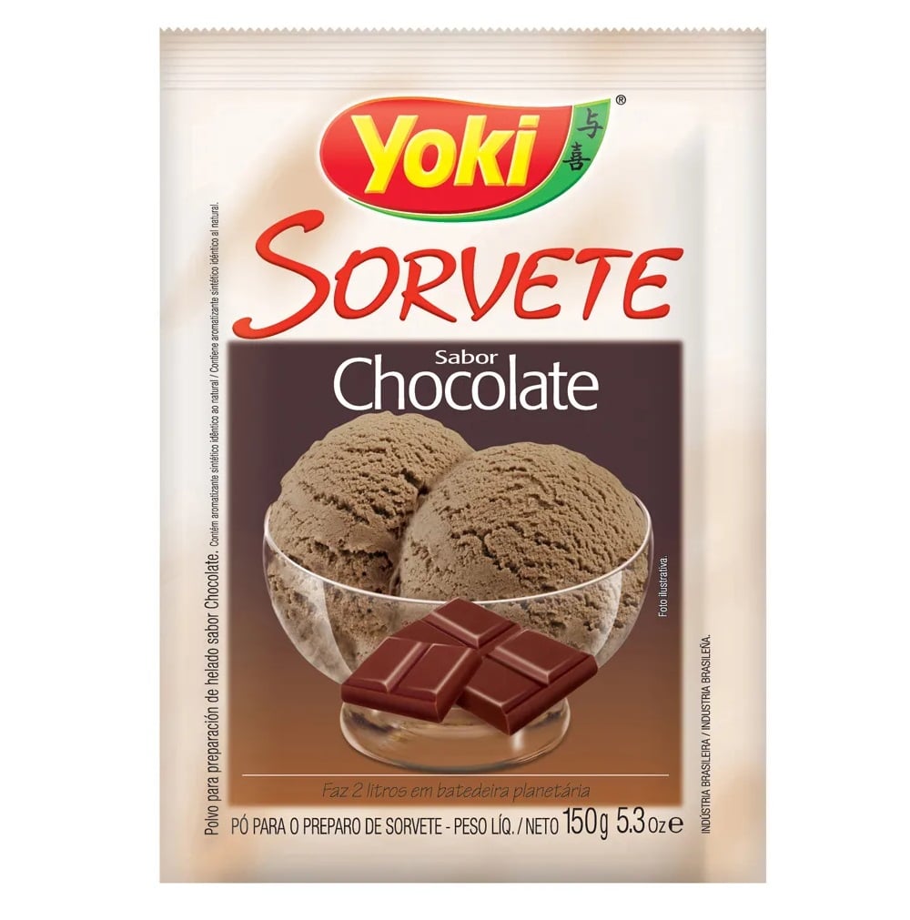 PO SORVETE YOKI 150 G CHOCOLATE