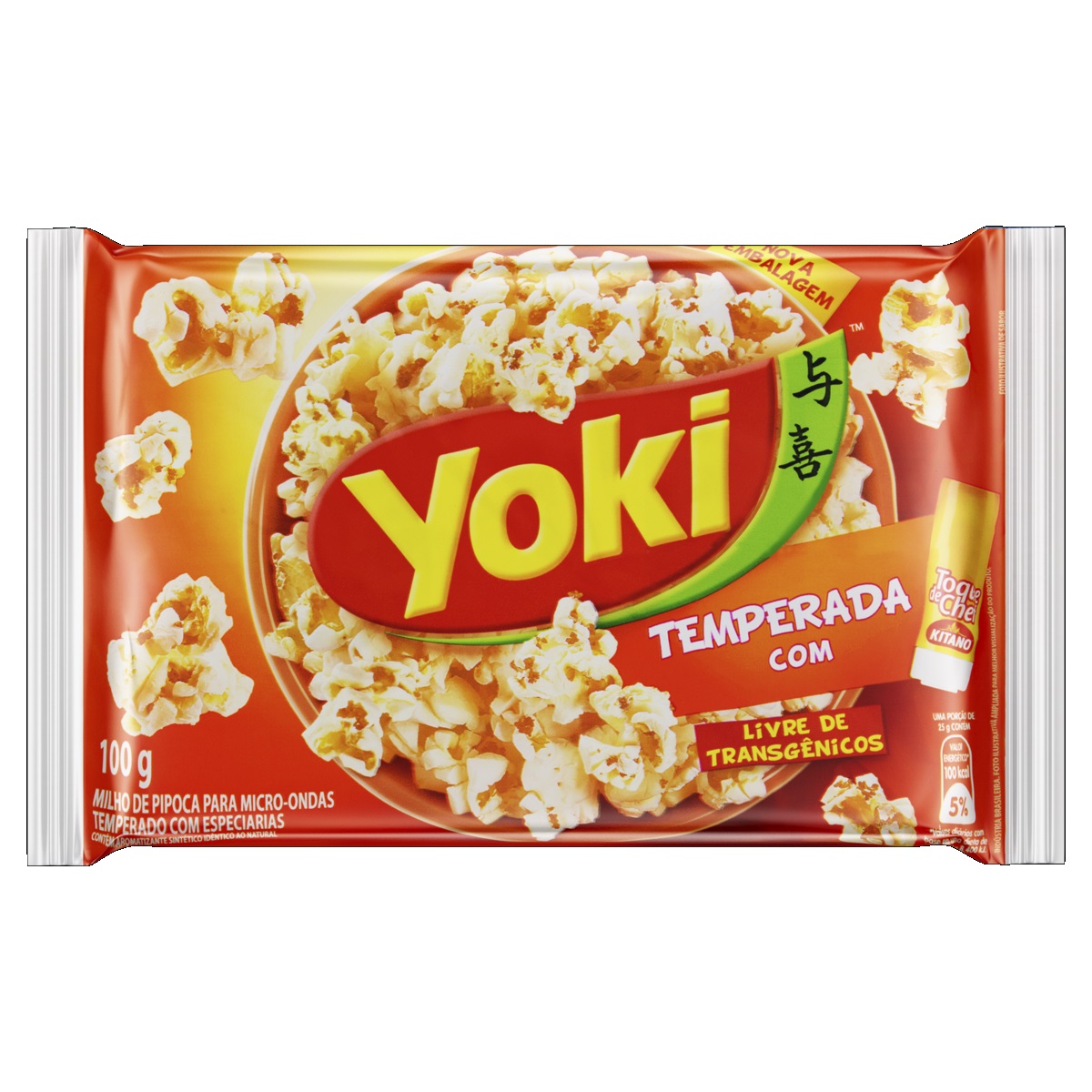 PIPOCA MICROONDAS TOQUE CHEFE 100 G YOKI