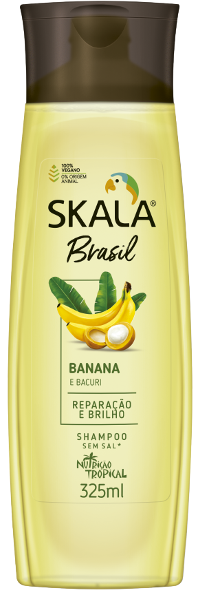 SHAMPOO SKALA 325ML BOMBA BANANA