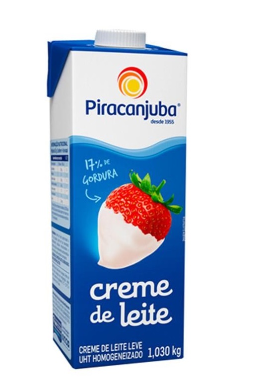 CREME DE LEITE 1,03 KG TP PIRACANJUBA