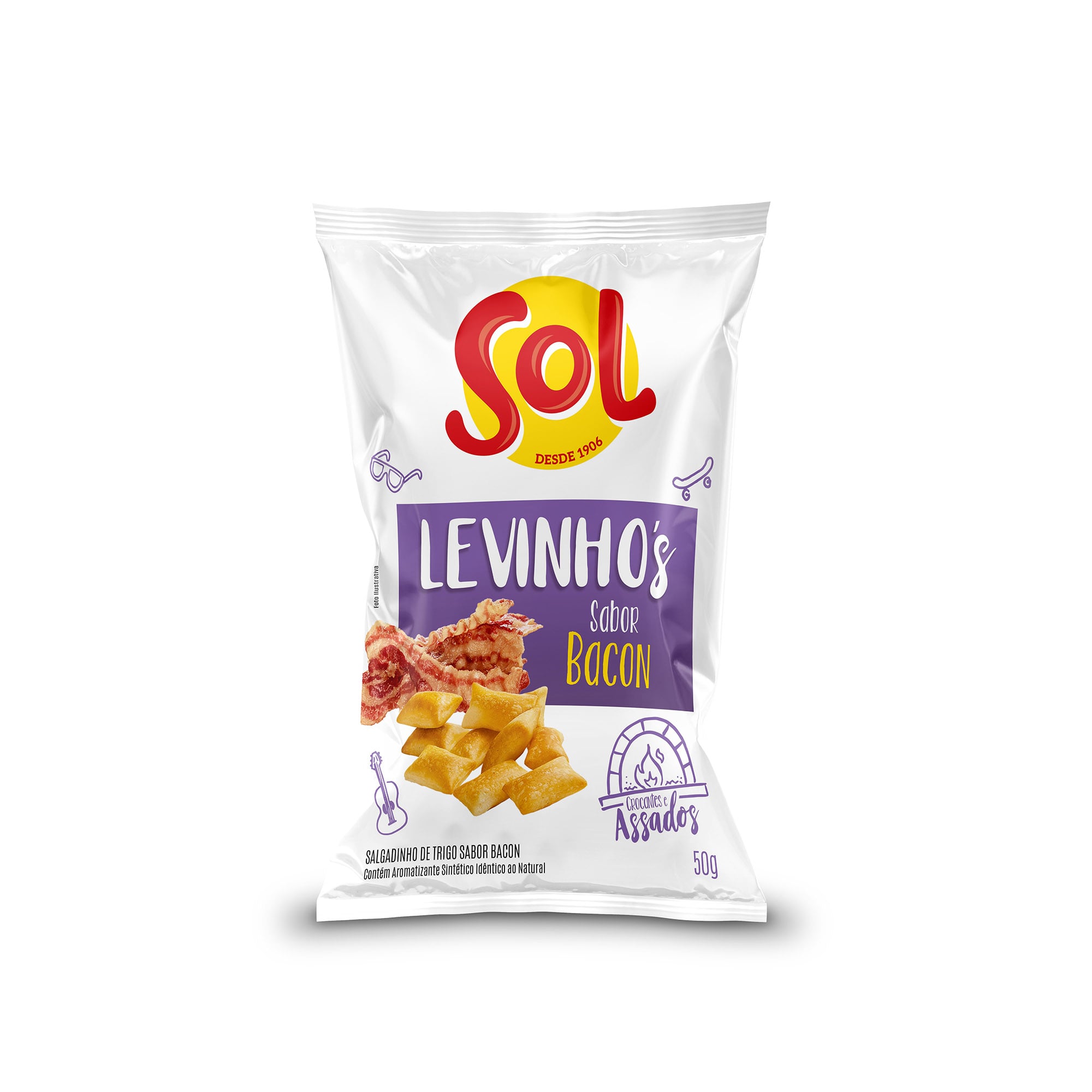 JM SALGADINHO LEVINHOS 50 G BACON